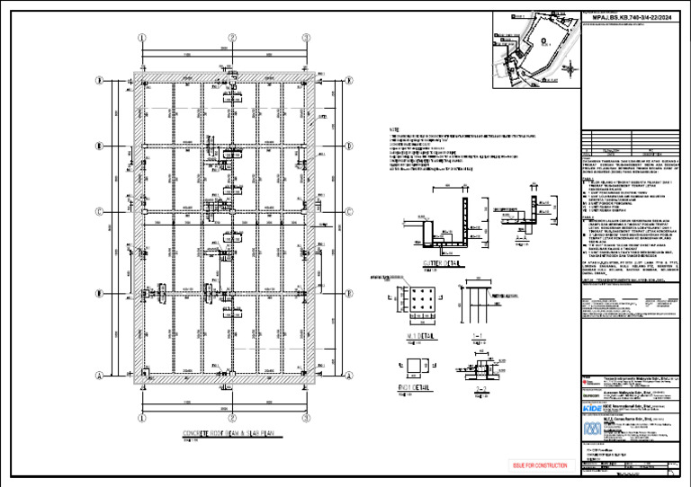 Tim2 p2 04 s 032 Concrete Roof Beam & Slab Plan | PDF