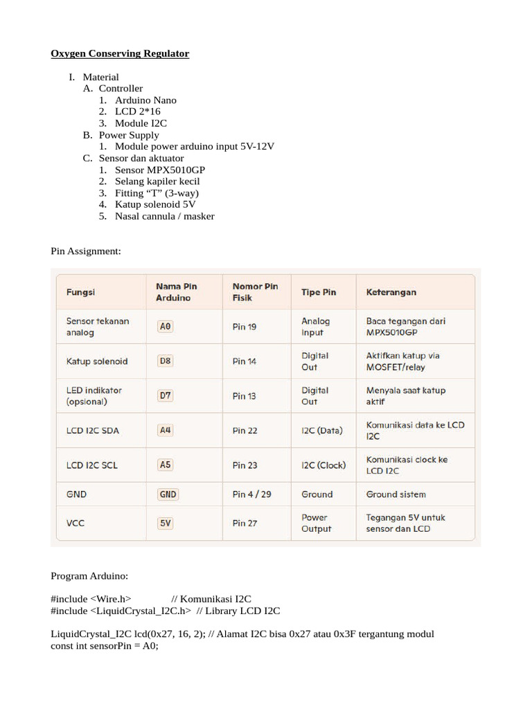 Oxygen Conserving Regulator Guide | PDF