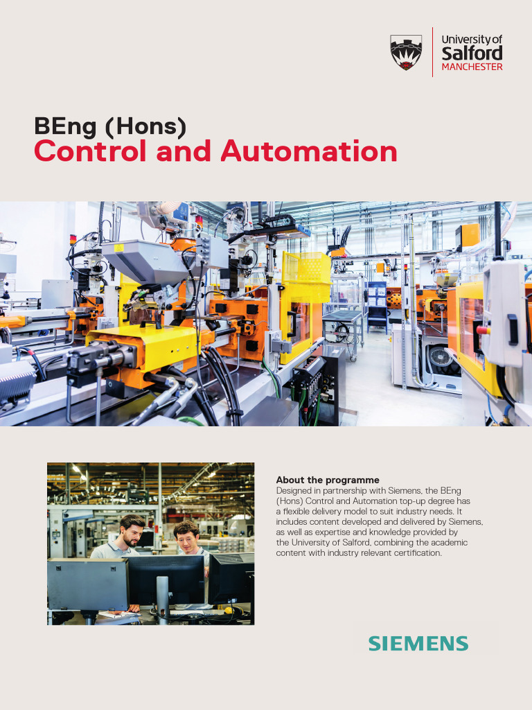 DegreeLeaflet (2) | PDF | Automation | Programmable Logic Controller