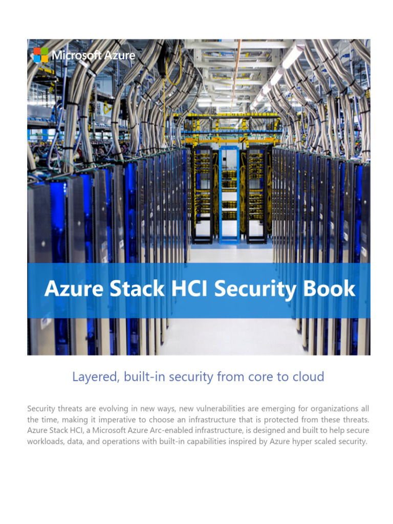 Azure Stack HCI Security Overview | PDF | Transport Layer Security ...