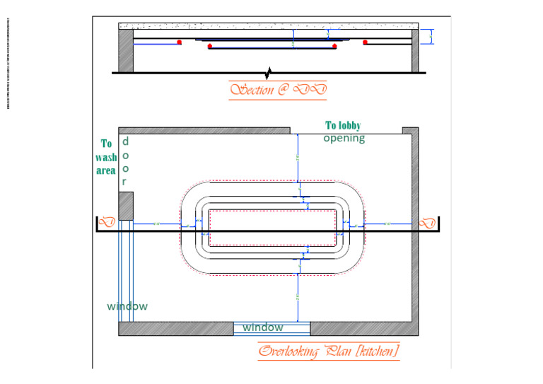 Kitchen Overlooking Plan Details | PDF