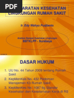 Download Persyaratan Kesehatan Lingkungan Rumah Sakit by Taz Toon SN97789073 doc pdf