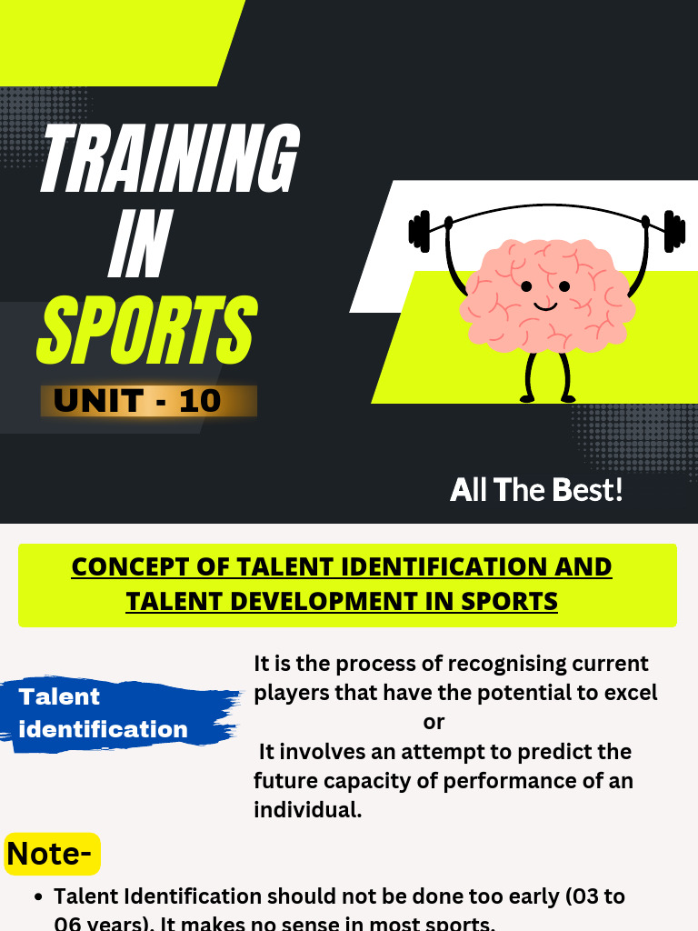 Talent Identification and Development in Sports | PDF | Flexibility ...