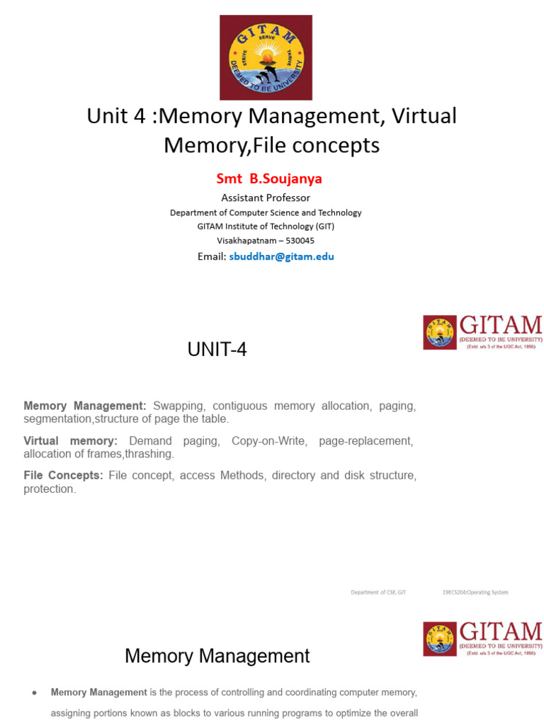 UNIT-4 | PDF | Computer File | Computer Data Storage