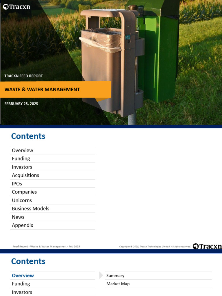 Waste & Water Management Report Feb 2025 | PDF | Waste | Recycling