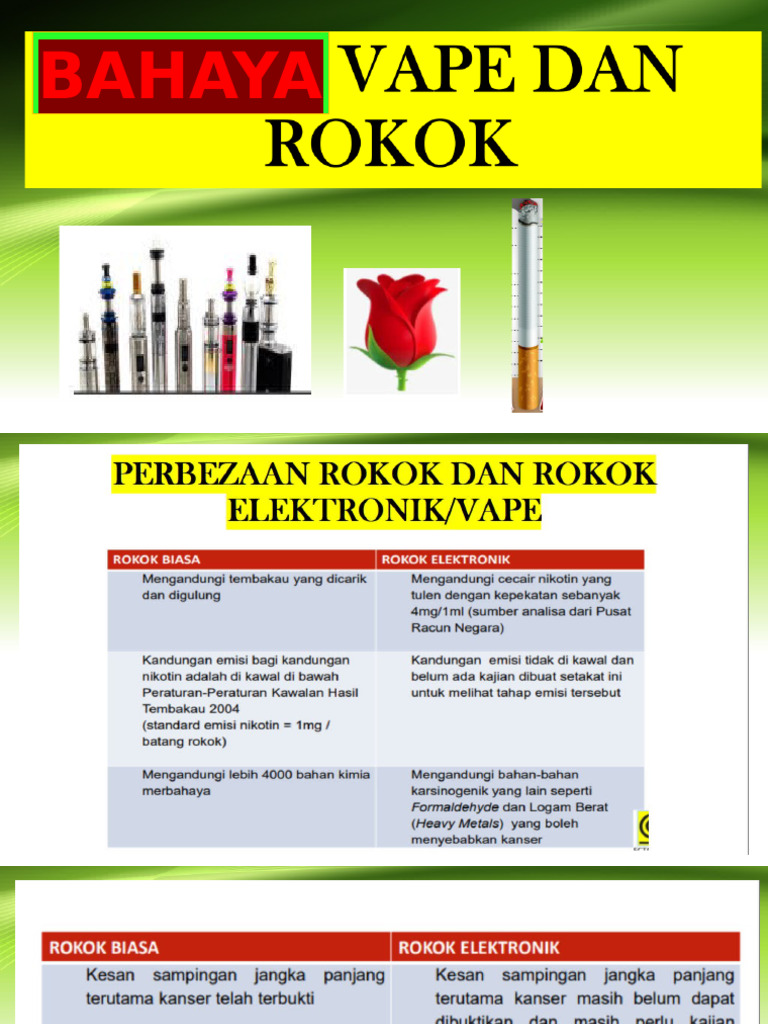 Bahaya Rokok Dan Vape | PDF