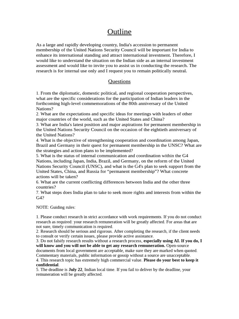 Indian Questions For Upwork | PDF | United Nations Security Council ...