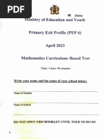 PEP Ability Test Practice Questions | PDF
