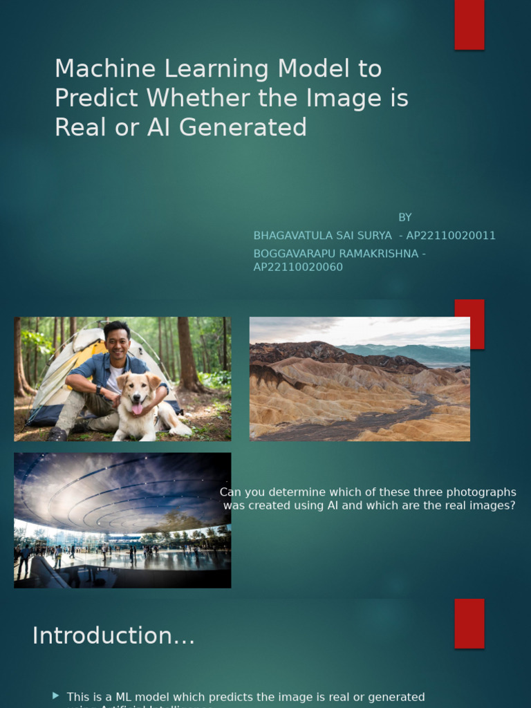 Predict Image is real or fake | PDF