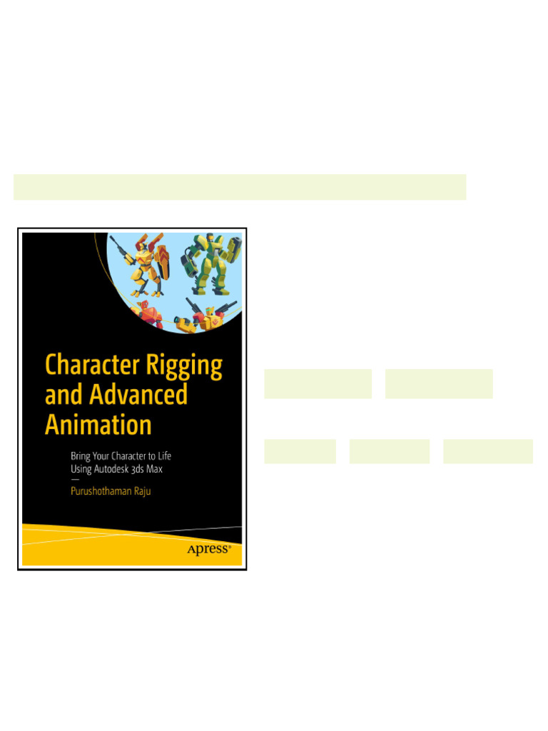 Character Rigging and Advanced Animation 1484250362 latest pdf 2025 | PDF