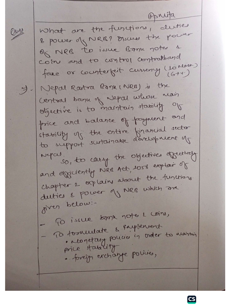 NRB Assignment | PDF
