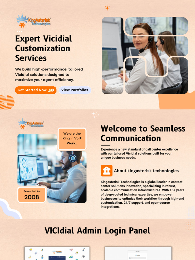 Custom Vicidial Solutions for Call Centers | PDF | Software ...