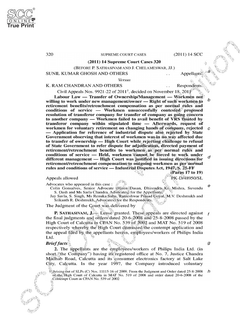 Modak Judgment Analysis: SCC 1, 2008 | PDF | Supreme Court Of The ...