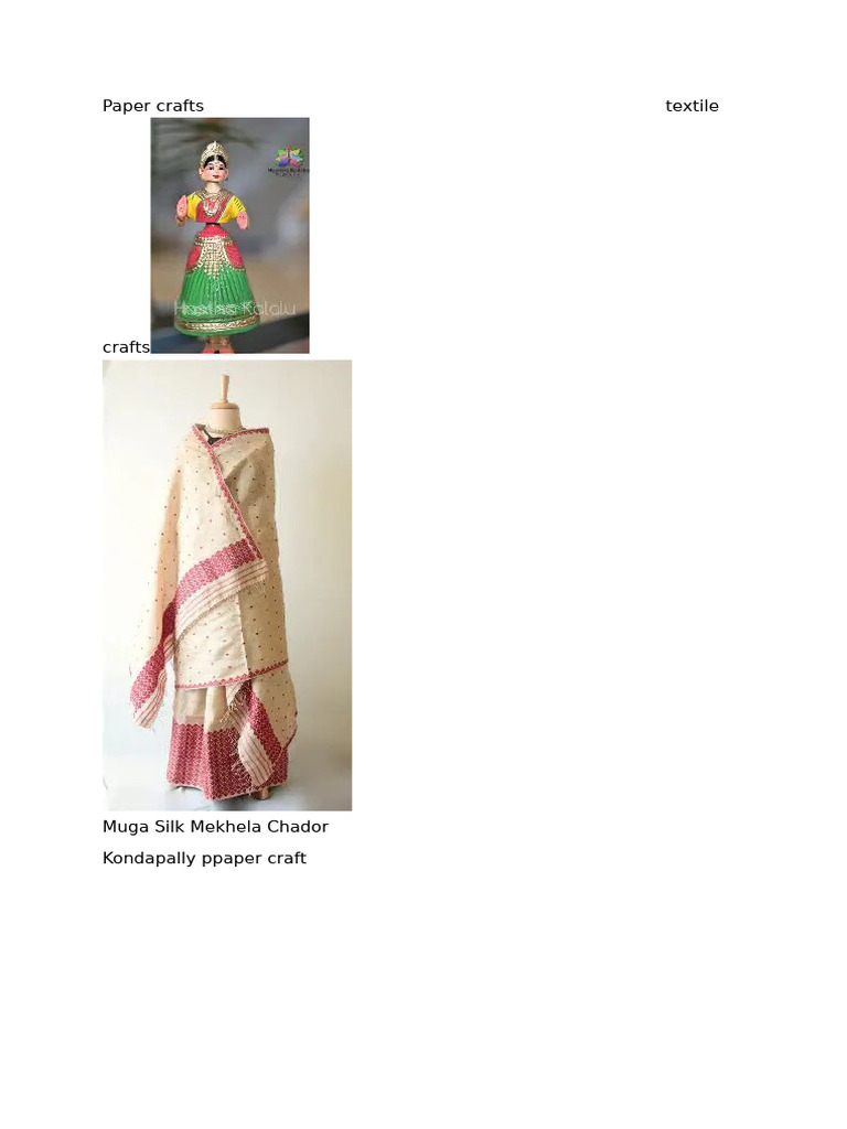 Assorted Assamese Craft Techniques | PDF