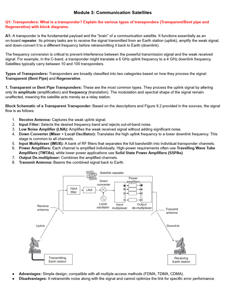 Understanding Communication Satellites | PDF | Satellite Television ...