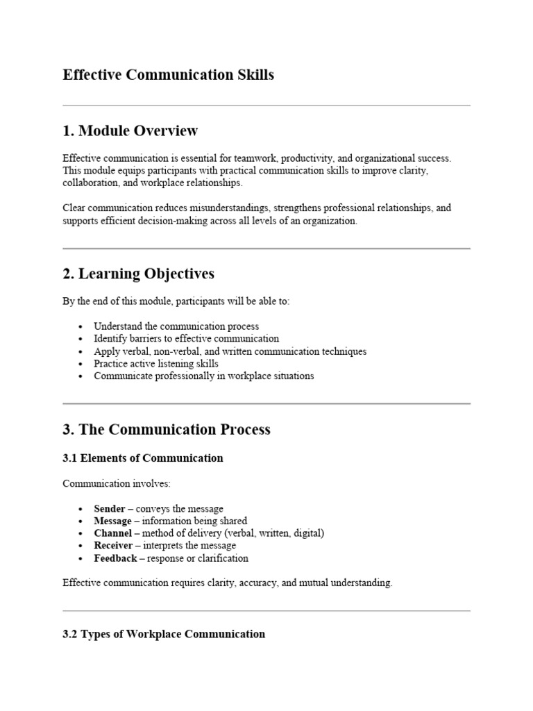 Mastering Effective Workplace Communication | PDF | Communication ...