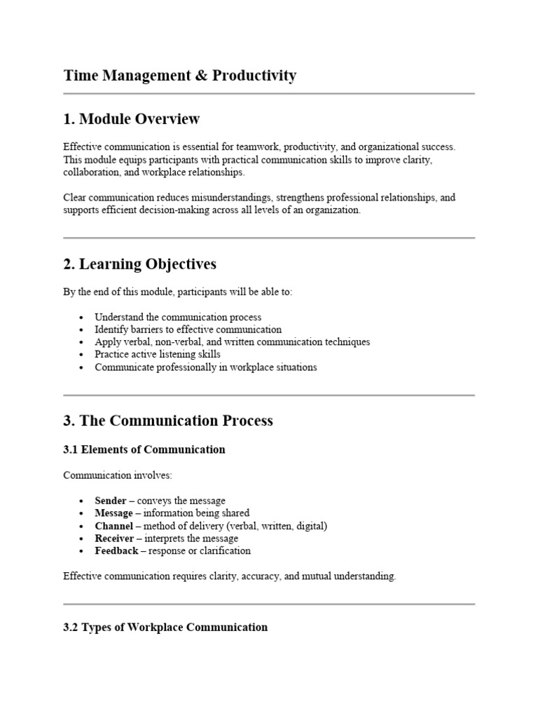 Mastering Workplace Communication Skills | PDF | Communication ...