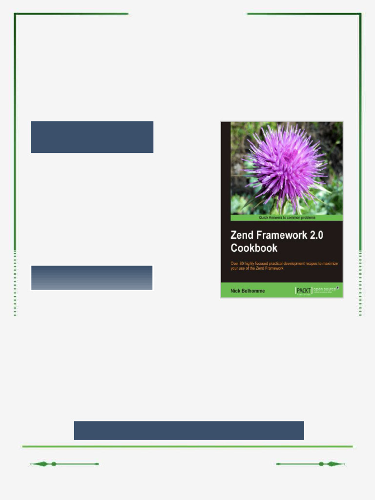 Zend Framework 2 0 Cookbook Nick Belhomme ebook instructor edition | PDF