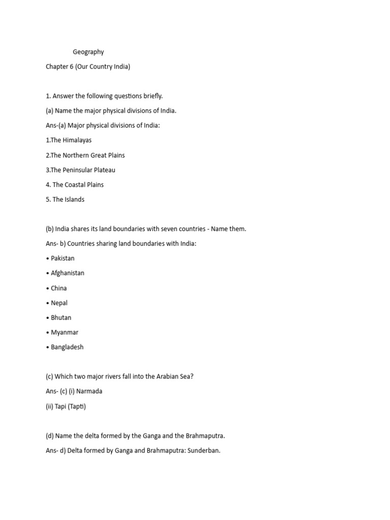 Class 6 Geography | PDF