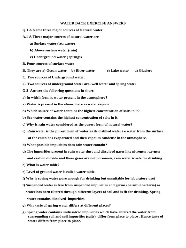 Natural Water Sources and Properties | PDF | Water | Water Cycle