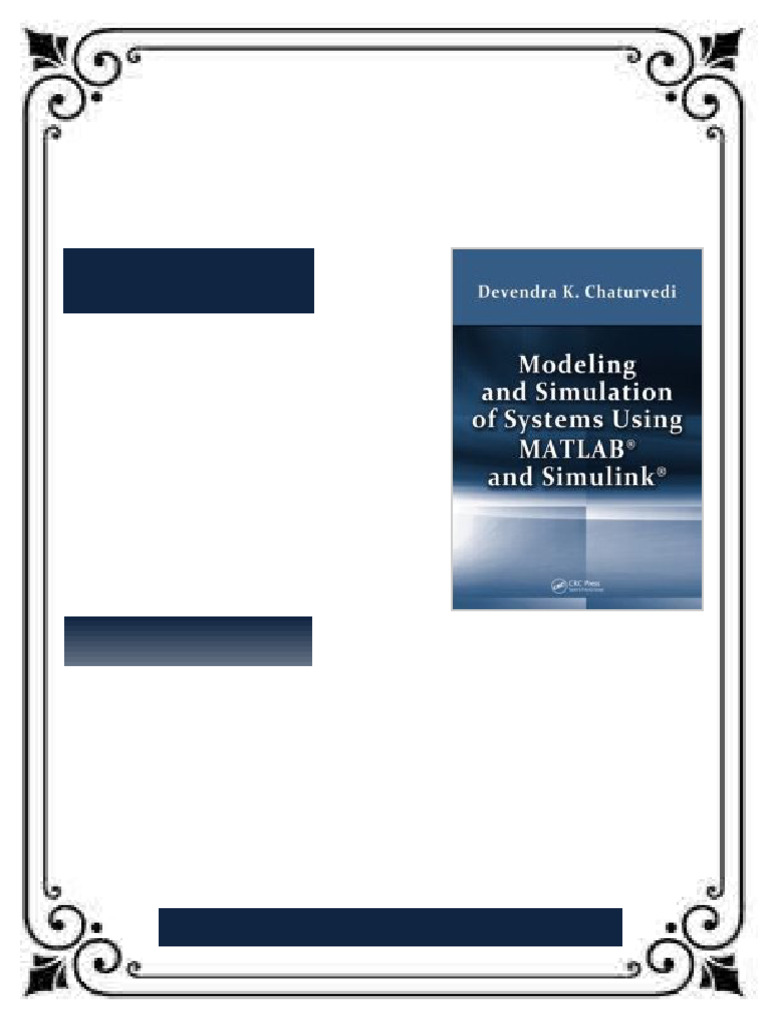 Modeling and Simulation of Systems Using MATLAB and Simulink 1 Har/Cdr ...