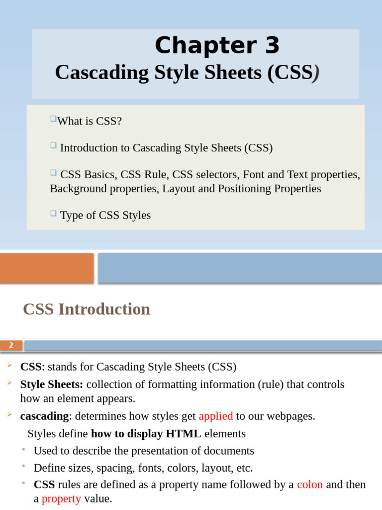 Introduction to Cascading Style Sheets | PDF | Html | World Wide Web