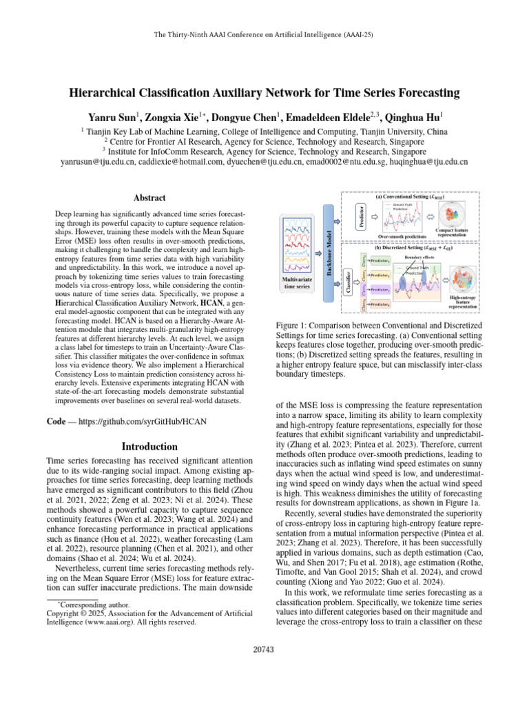 Hierarchical Network for Time Series Forecasting | PDF | Time Series ...