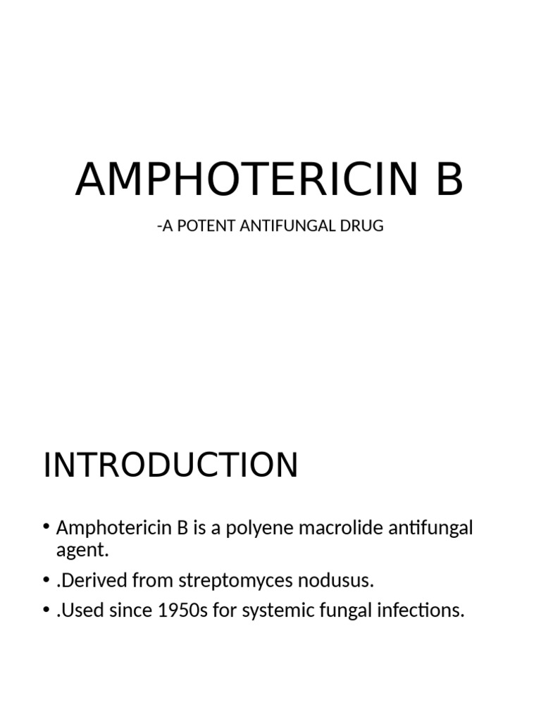Amphotericin B-wps Office | PDF