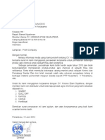 Surat Penawaran Kerjasama CV. Kresna