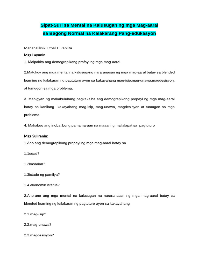 Survey | PDF
