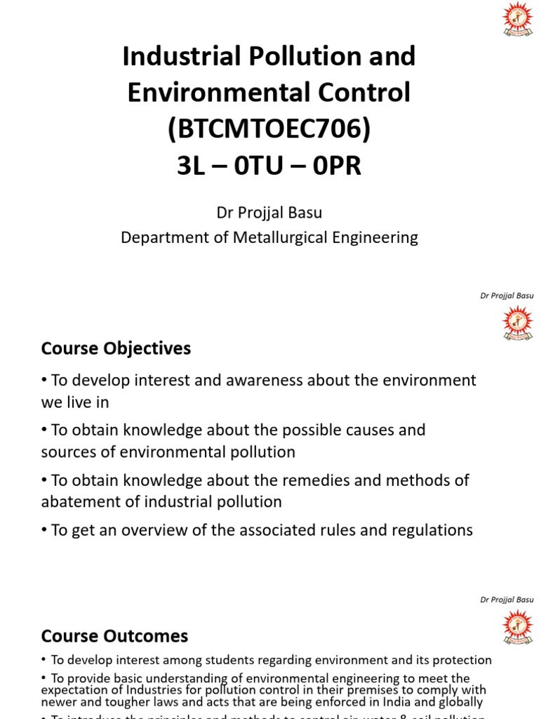 Industrial Pollution Control Strategies | PDF | Environmental ...