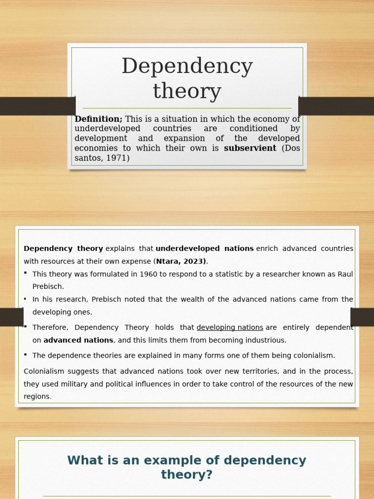 EDU DEVELOP Dependency Theory | PDF | Colonialism | International Relations