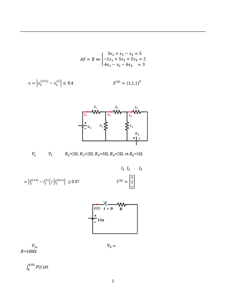 Series 01 | PDF | Electrical Network | Algorithms