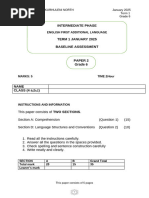Grade 7 English Paper 2 Exam 2025 | PDF