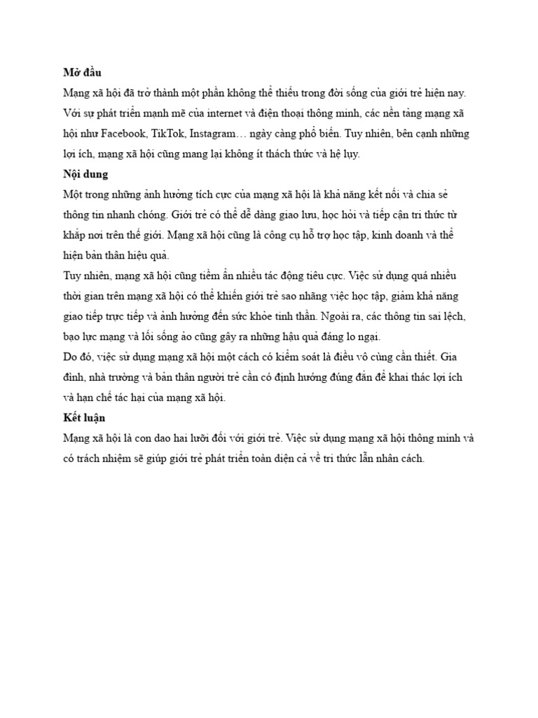 NH Hư NG MXH | PDF