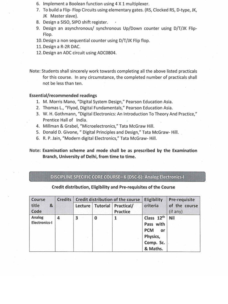 Analog Electronics 1 | PDF