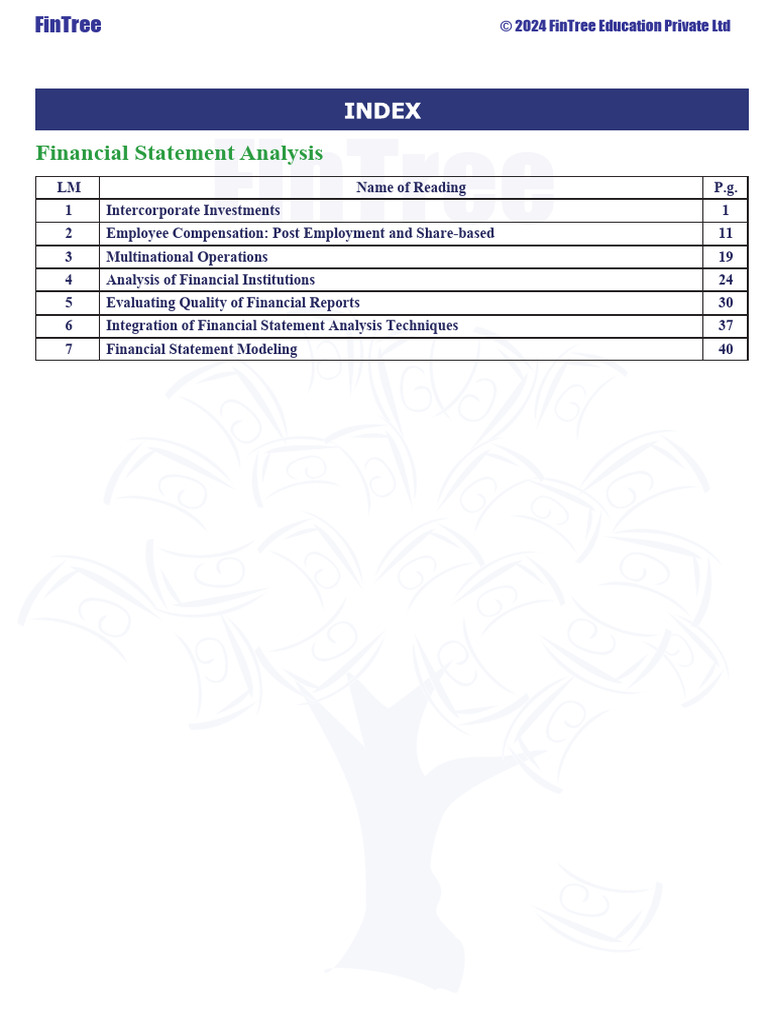 FRA notes l2 | PDF | Stocks | Valuation (Finance)