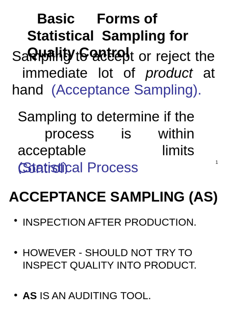 Acceptancesampling3 120926124806 Phpapp02 | PDF | Applied Mathematics