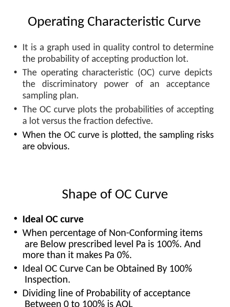 Understanding Operating Characteristic Curves | PDF | Sampling ...