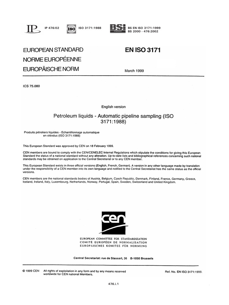 Automatic Pipeline Sampling Standards | PDF | License