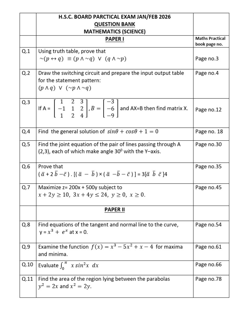 HSC Mathematics Practical Exam Guide | PDF | Applied Mathematics ...