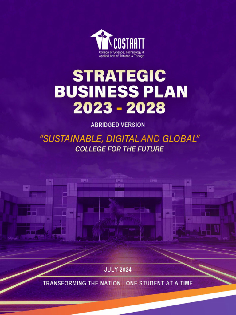 COSTAATT Strategic Business Plan 2023-2028 | PDF | Cost Of Living ...