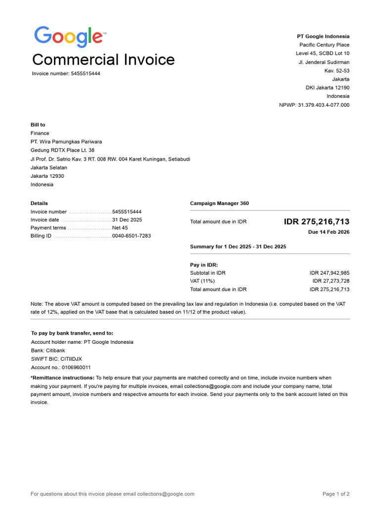 5455515444 | PDF | Invoice | Government Finances