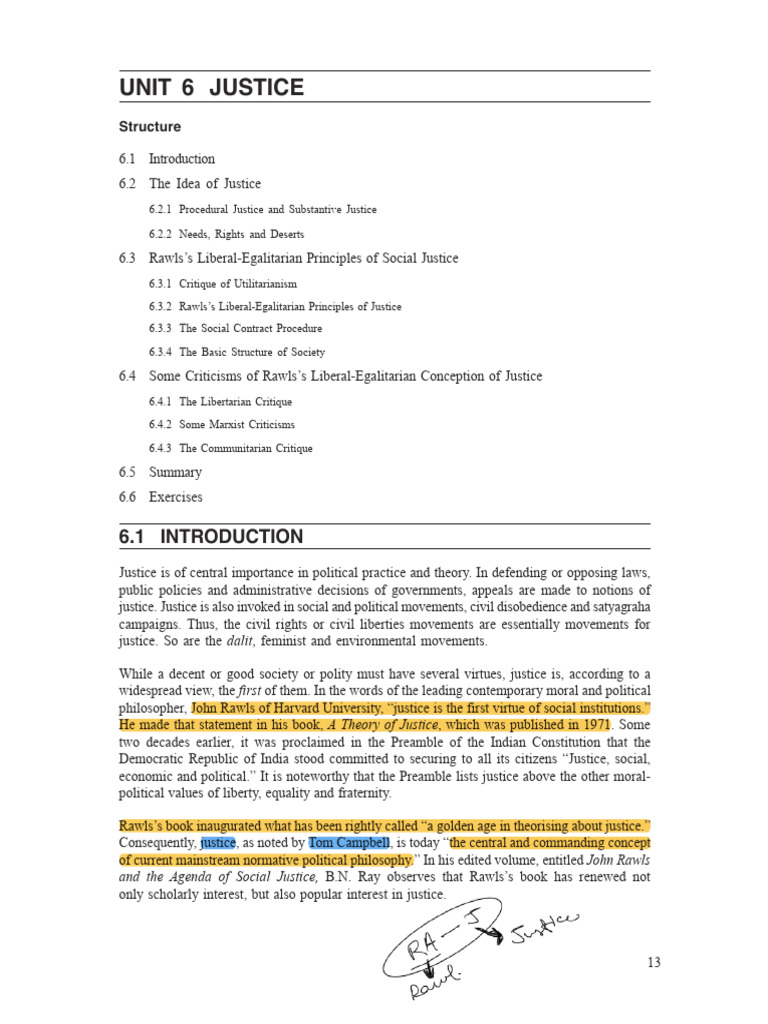 Unit-6 | PDF | Justice | Crime & Violence