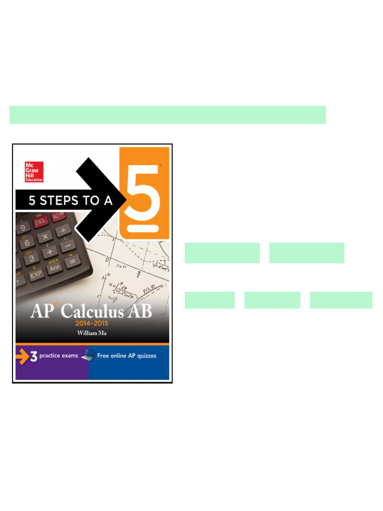 5 Steps to a 5 AP Calculus AB 2014 2015