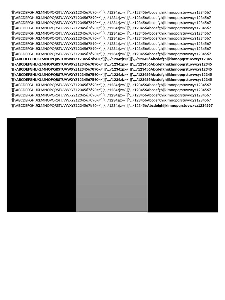 Document with Alphanumeric Patterns | PDF