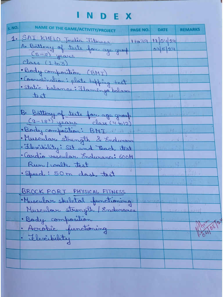 PHE PRACTICAL CLASS 12 cbse | PDF
