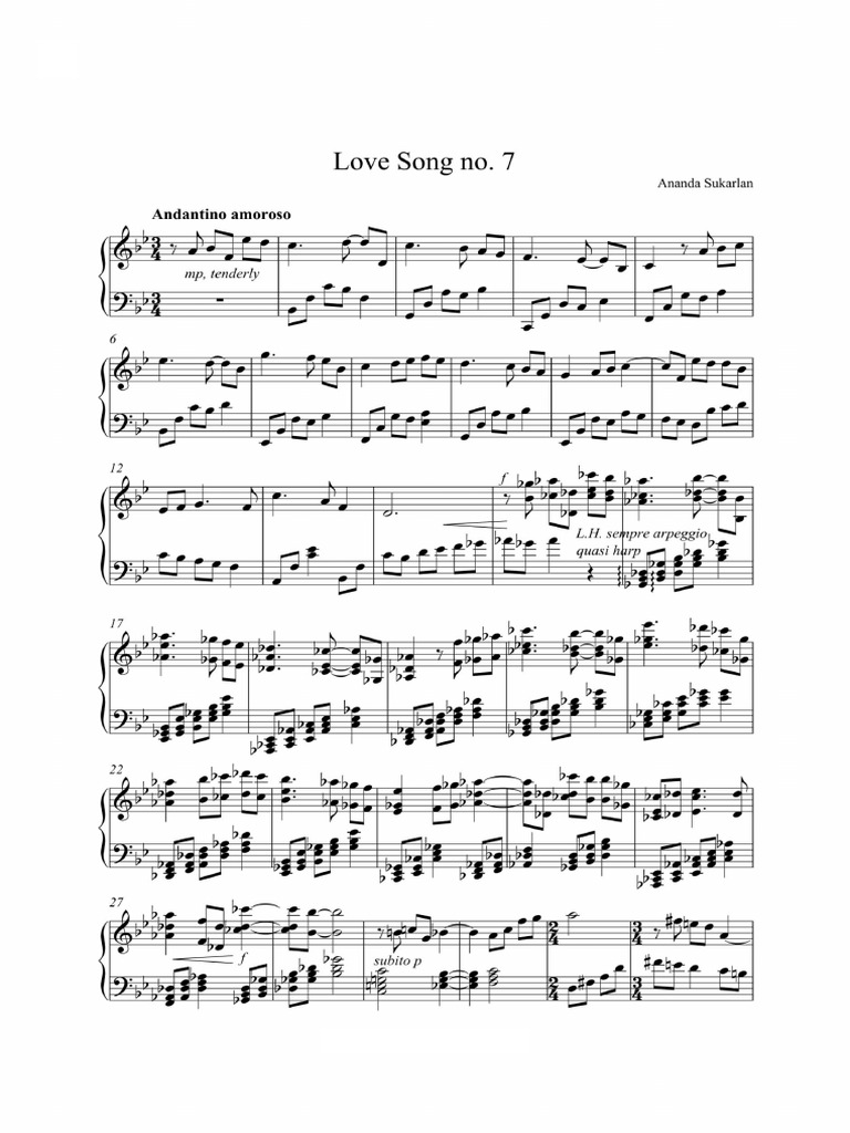 Love Song No.7 | PDF