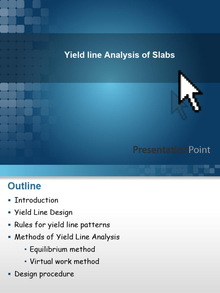 Yield Line Analysis for Concrete Slabs | PDF | Yield (Engineering ...