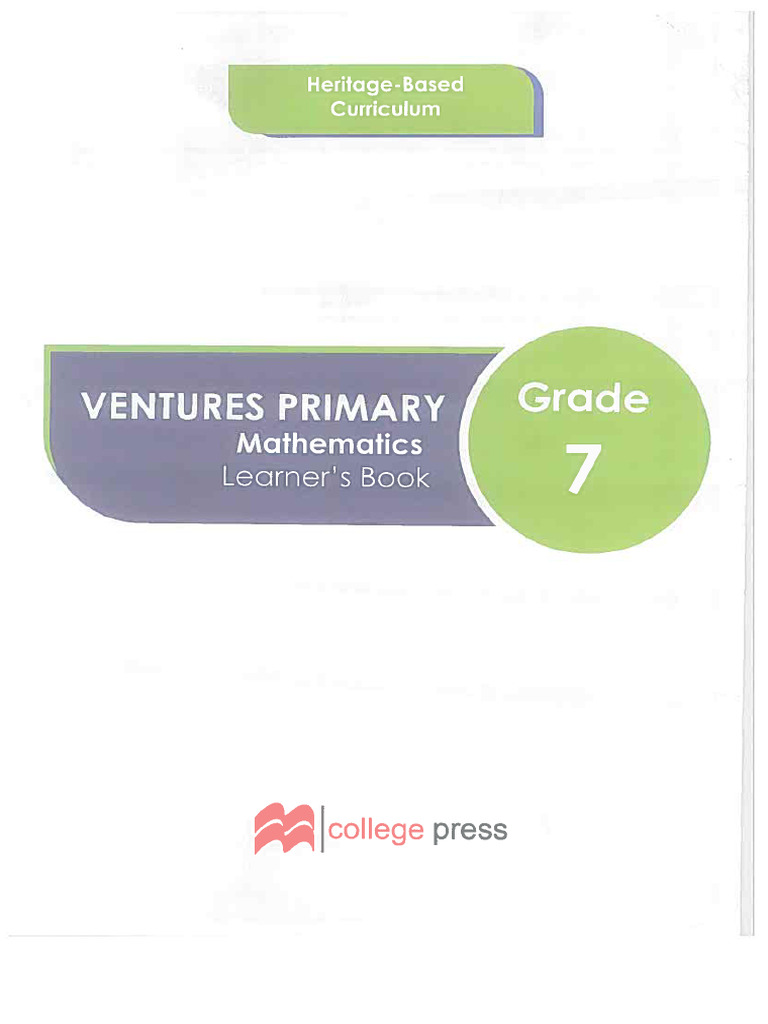 HBC Ventures G7 Mathematics | PDF